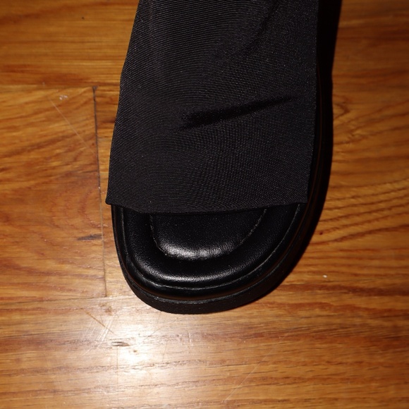 Vintage Platform Open Toe Mules - Women's 6 - Picture 4 of 7